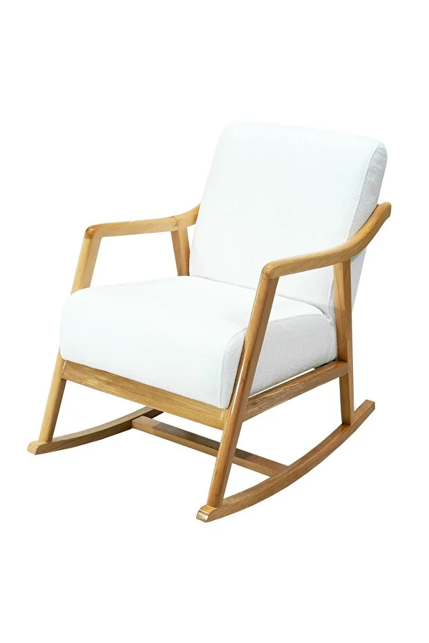 Rock Bohem Sallanır Berjer, Kırık Beyaz